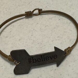 Luca + Danni #Believe Arrow Bracelet